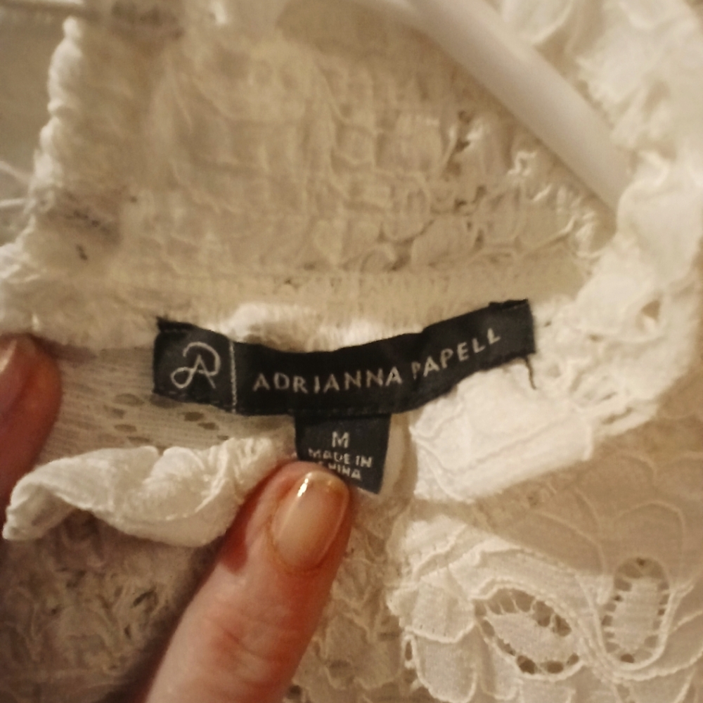 Elegant White Lace Blouse